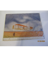 VINTAGE WRIGHT BROTHERS AIRPLANE ART BY IRWIN HOLCOMBE JIGSAW PUZZLE - £7.98 GBP