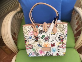 NWT/DISNEY/DOONEY &amp; BOURKE SKETCHES/SECOND EDITION/CINDY TOTE - $400.00