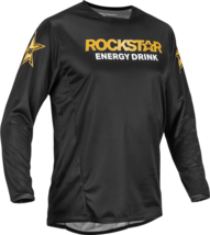 FLY RACING Kinetic Rockstar Jersey, Black/Gold, Men&#39;s Medium - £32.99 GBP