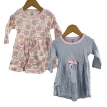 Touched by Nature 2 Organic Cotton Dresses Size 6-9 Months New - £14.45 GBP