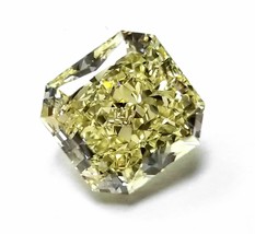 Real 3.11ct IF Natural Loose Light Yellow Color Diamond GIA Radiant Flawless - £19,291.99 GBP