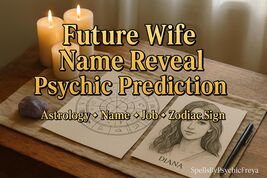Astrology Future Wife Reading | Name, Career &amp; Zodiac Insight + Intuitiv... - $21.99