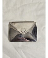 Vintage Silver Plated Purse Pocketbook Double Fold Over Compact Mirror - €46,90 EUR