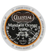 Celestial Seasonings Mandarin Orange Spice Herbal Tea 24 to 144 Kcup Pic... - £20.37 GBP+