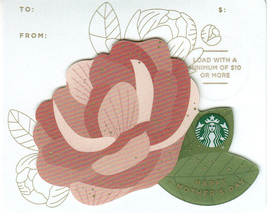 Starbucks 2018 Mother&#39;s Day Mini Collectible Gift Card New No Value - £2.39 GBP