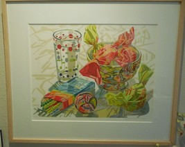 Janet Fish &quot;Still Life with Candy&quot; 1991 Hand Signed &amp; Numbered Lithograph WOW! - £664.13 GBP
