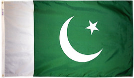Pakistan - 2'X3' Nylon Flag - $1,069.94 MXN