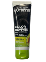 Garnier Nutrisse Rich Black Color Reviver 5 Min Hair Color Mask 4.2 fl oz - $13.77