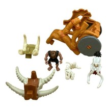 Imaginex Lot 6 Caveman Figure Wagon Horns Parts - £10.65 GBP