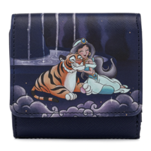 Loungefly Disney Aladdin Princess Jasmine Castle Kiss Lock Trifold Snap ... - £46.92 GBP