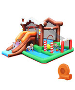 Kids Inflatable Bounce House Jumping Castle Slide Climber Bouncer with 5... - €352,68 EUR