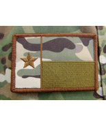 Multicam Texas state flag Patch 3&quot;x2&quot; Inches Hook and Loop backing - £4.69 GBP