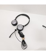 Yealink Uh36 USB/3.5mm Wired Dual Headset Black Silver (WORKS) (4748A) - $14.39