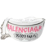 NEW AUTHENTIC Balenciaga Graffiti White paint souvenir chain waist bag - £757.14 GBP