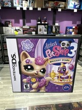Littlest Pet Shop 3: Biggest Stars - Purple Team (Nintendo DS, 2010) Complete! - £8.65 GBP