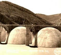 RPPC Coolidge Dam Arizona AZ  #90 1940s EKC Vtg Postcard Frasher&#39;s M12 - £12.57 GBP