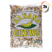 2x Bags Alberts Fruit Banana Chews Assorted Flavors | 240 Candies Per Bag - £16.45 GBP