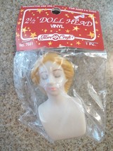 NEW Lot of 15 - Fibre Craft 7681 Doll Head 2-1/2&quot; Vinyl Angel 2.5&quot; - $20.45