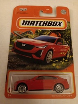 Matchbox 2022 #72 Red 2021 Cadillac CT5-V MBX Highway Series Mint On Card - £11.74 GBP