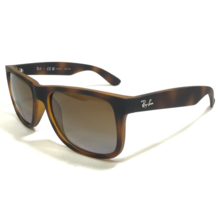 Ray-Ban Sunglasses RB4165 JUSTIN 865/T5 Matte Tortoise Frames with Brown Lenses - £127.57 GBP