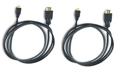 TWO 2 HDMI Cables for Sony HDR-CX290B HDR-CX320 HDR-CX320E HDR-CX380 HDR-CX380E - $14.29