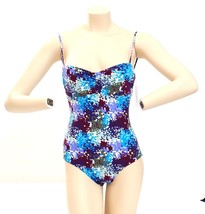 Calvin Klein Blue Pattern One Piece Swim Suit Women&#39;s Size 6  NWT - $99.99