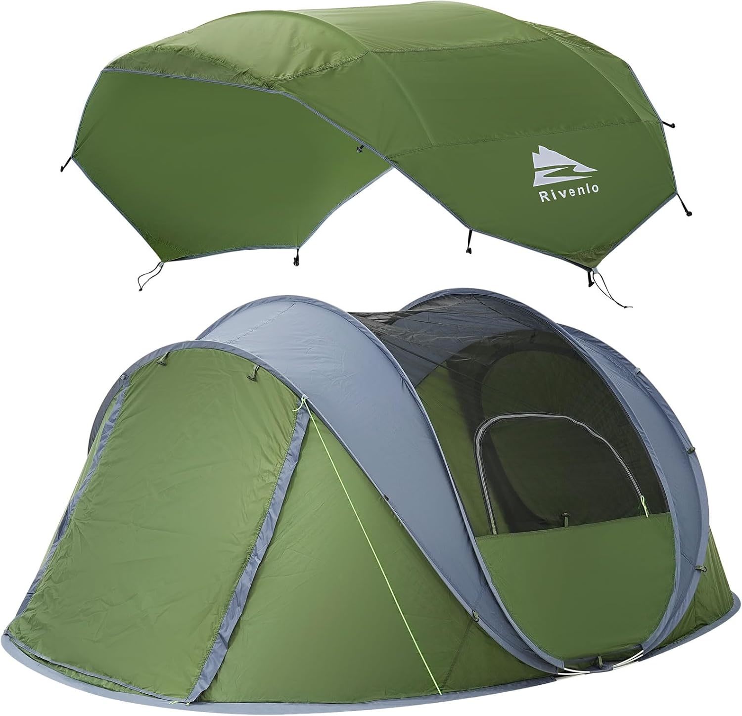 2/4/6 Person Easy Pop Up Tent, Waterproof, Automatic Setup,2, Hiking &amp; T... - $113.95