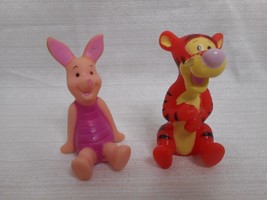 Disney Winnie Piglet and Tigger Sitting Down Cake Topper Toys Semi-hard ... - £7.81 GBP