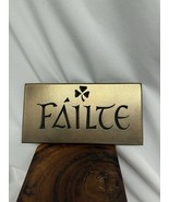 The Wild Goose Studio FAILTE Wall Plaque Celtic Design Made in Ireland B... - $32.92 CAD