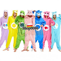 Animal Onesis Cartoon Bear Kigurumis Adult Women Men Pajamas Halloween C... - $23.99