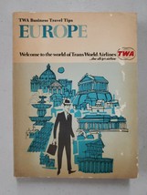 Twa Business Travel Tips Europe 1967 Vintage Travel Guide Trans World Airlines - £11.65 GBP
