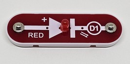 Snap Circuits Elenco D1 Red Light Emitting Diode Replacement Part Snap A... - $12.49
