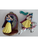 Lot 2 Vintage Enesco Disney Snow White Prince Christmas Ornaments - $454.48 MXN