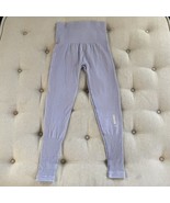 Gymshark Lavender Pastel Compression Exercise Athletic Leggings Purple S... - $375.67 MXN
