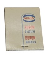 Vintage Sohio Complete Matchbook NOS Boron Gasoline Duron Motor Oil Colu... - $18.21 CAD
