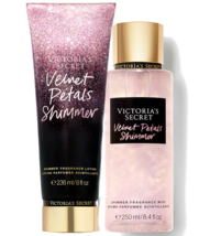 Victoria's Secret Velvet Petals Shimmer Fragrance Lotion + Fragrance Mist Set - $39.95