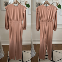 Express Cap Sleeve Lounge Jumpsuit Tan S - $28.80