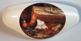 Ceramic Cabinet Drawer Pull Rooster freerange Chicken #3 - $8.41