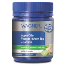 Wagner Apple Cider Vinegar + Green Tea + Garcinia 90 Capsules - £65.12 GBP