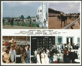 1977 - SEATTLE SLEW - 4 Photo Kentucky Derby Composite - Color - 10&quot; x 8&quot; - £15.80 GBP