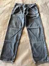 Levi Strauss 550 Mens 36x32 Relaxed Fit Straight Leg Denim Jeans Blue Y2... - $24.75