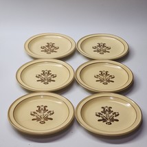 Vintage Pfaltzgraff 7.125” Large Salad Plates Village Pattern - Set Of 6 - Usa - $12.66