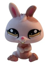 Littlest Pet Shop # 1366 Pink Rabbit Bunny Brown Eyes LPS READ - £7.04 GBP