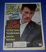 Lyle Lovett Goldmine Magazine Vintage 1992 Joe &quot;King&quot; Carrasco LeRoi Brothers - £30.93 GBP