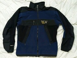 Mountain Hardwear Men’s Size Medium Windstopper Tech Fleece Jacket Coat Blue - £31.18 GBP