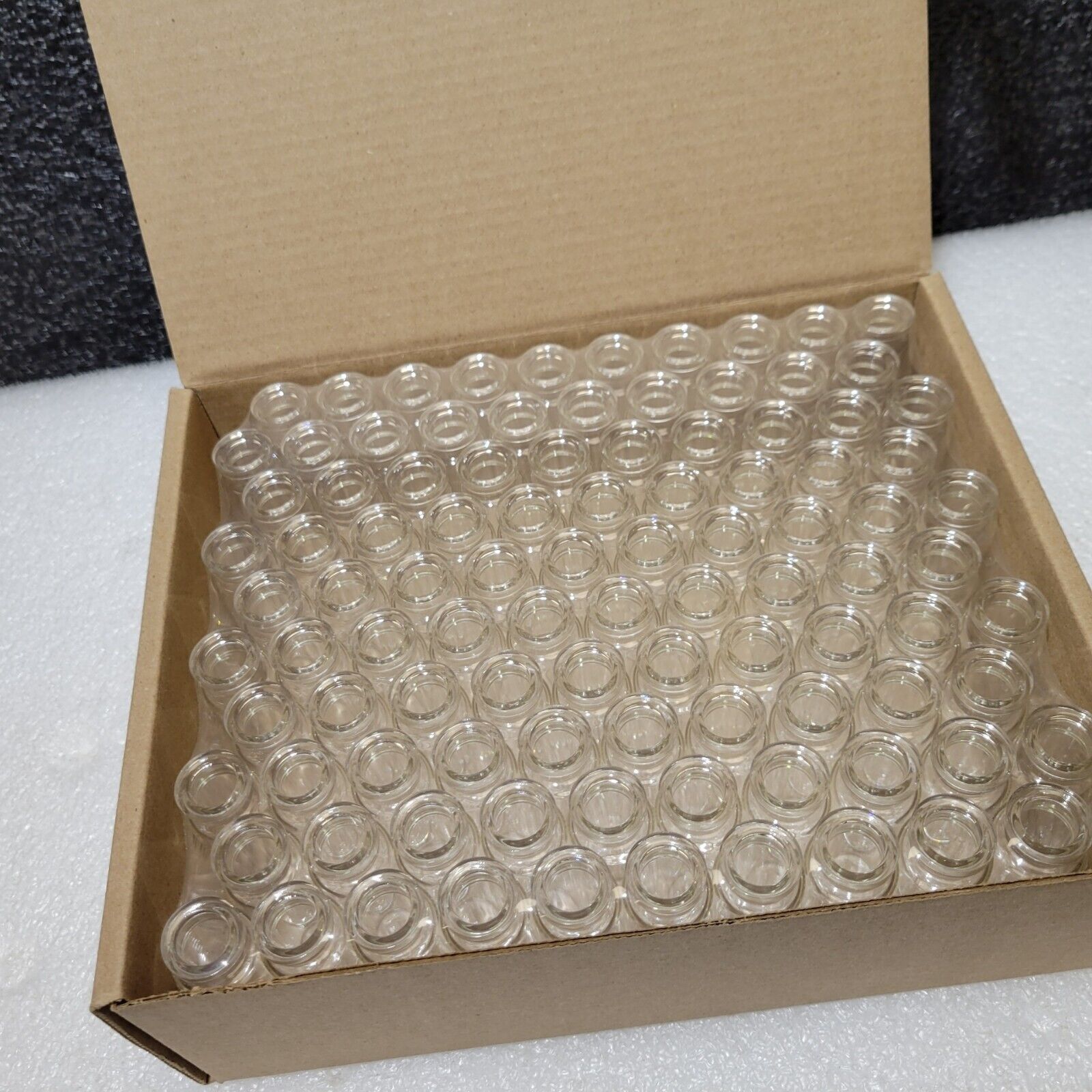 320020X-2375, 20mL Clear Headspace Vial, Flat Top,  23x75mm, Flat Bottom - $22.75