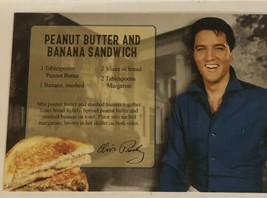 Elvis Presley Postcard Peanut Butter And Banana Sandwich Recipe - £2.71 GBP