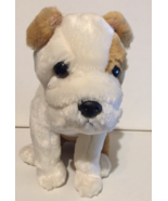 Bull dog plush 10 inches from nose-tail brown &amp; white by Chelsea Teddy B... - £9.32 GBP