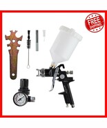 Efficient HVLP Gravity Feed Spray Gun - Precision Control, Accessories I... - $910.43 MXN