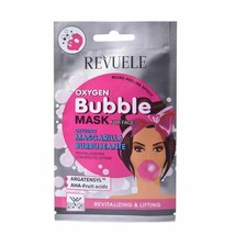 5X Revitalizing &amp; Lifting Face Mask REVUELE Oxygen Bubble 15ml - £21.51 GBP